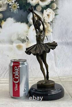 12 Top Woman Ballerina Ballet Bronze Sculpture Statue Young Girl Art Deco L