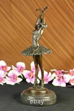 13 Top Woman Ballerina Ballet Bronze Sculpture Statue Young Girl Art Deco L