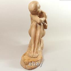 Amedeo Gennarelli Great Naked Woman Clay Art Deco 1930