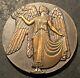 Art Deco & Art Nouveau Medal: Draped Ancient Woman & Angel C. Mascaux