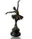 Art Deco Bronze Sculpture 1920s/30s Crespin Statue Female Dancer Figurine