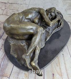 Art Deco Collection Sculpture Nude Female Woman Body Bronze Statue Figurine