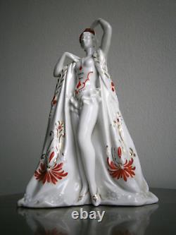 Art Deco Elegant 1930 Porcelain Perfume Burner Night Light for Women's Fashion Vintage