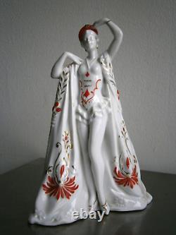 Art Deco Elegant 1930 Porcelain Perfume Burner Night Light for Women's Fashion Vintage