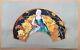 Art Deco Fan Project Vicente Ballester Spanish Hand-painted Fabric Woman Flower