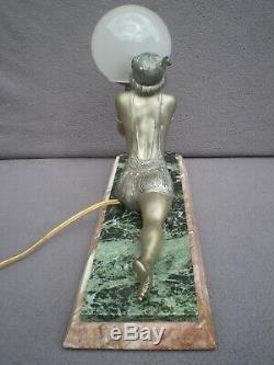 Art Deco Lamp 1930 Woman Russian Dancer Vintage Sculpture Lamp Woman Dancer 30s