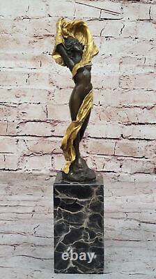 Art Deco Mid-Century Female Chair Girl Woman Lady Sculpture By Miguel Lopez