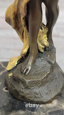 Art Deco Mid-Century Female Chair Girl Woman Lady Sculpture By Miguel Lopez