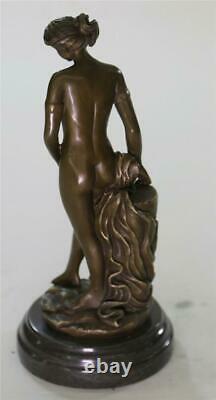 Art Deco / New Erotic Opens Chair Female Bronze Statue Figure