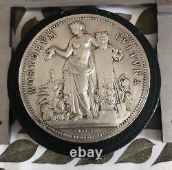 Art Deco New Silver Medal Woman Borrel