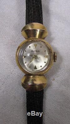 Art Deco Paul Buhre Ladies Watch In Solid Gold Poincon Head Of Eagle Pavel Bure