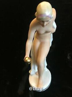Art Deco Porcelain Figurine Germany Hutschenreuther Rosenthal