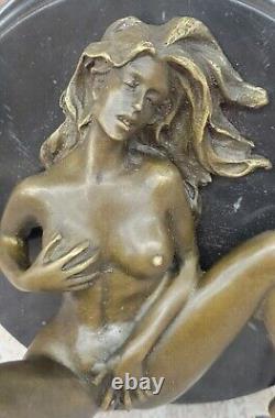 Art Deco Sculpture Nude Woman Girl Erotic Female Body Bronze Statue Sale