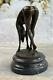 Art Deco Sculpture Sexy Nude Erotic Woman Naked Girl Bronze Statue Figurine Sale