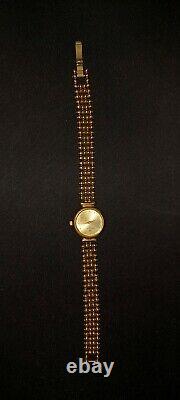 Art Deco Watch for Women by Michel Herbelin, Gold Plated