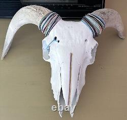 Art Deco sculpture, Corsican Ram Skull, Christmas Gift