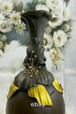 Artisan Detail Museum Quality Classic Art Deco Women Vase Sculpture Sale