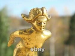 Automobile Mascot Woman Diver Albert Bronze - Radiator Cap, Art Deco
