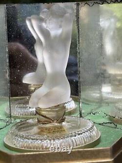 Beautiful Marquise Molines 1930s Art Deco Woman & Glass Perfume Bottle