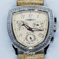 Beige. 75 Carat Fine Jewelry Diamond Watches Genuine Genuine Diamonds. Swiss