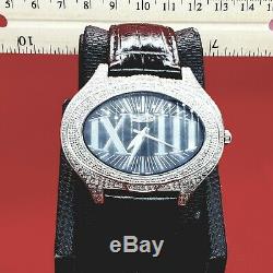 Black 1.5 Carat Fine Jewelry Diamond Watches Genuine Genuine Diamonds. Swiss