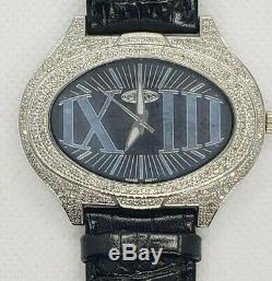 Black 1.5 Carat Fine Jewelry Diamond Watches Genuine Genuine Diamonds. Swiss
