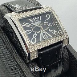 Black 1 Carat Jewelry Watch Diamond Diamond Watches For Women. Natural Diamonds