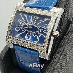 Blue 1 Carat Jewelry Watch Diamond Diamond Watches For Women. Natural Diamonds