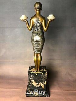 Bronze Art Deco Wife Of Joseph Emmanuel Cormier (1889-1950)