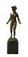 Bronze Hans Keck/nude Woman Diana/art Nouveau/art Deco