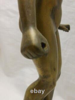 Bronze Hans Keck/Nude Woman Diana/Art Nouveau/Art Deco