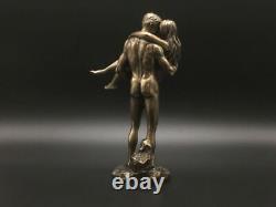 Bronze Men Elevator Women Sculpture Resin Deco Art Romantic Weight