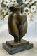 Bronze Sculpture Art Deco Limited Edition Erotic Female Torso And Hand Art