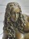 Bronze Woman, Erotic, Nude Flesh Figurine, 100% Sculpture, 'lost' Art Deco Wax