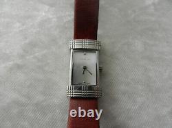 Burberry BU4550 Swiss Art Deco Style Tank Bracelet Watch with Diamonds