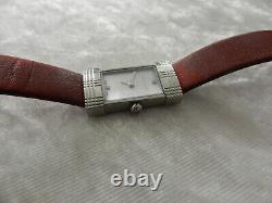 Burberry BU4550 Swiss Art Deco Style Tank Bracelet Watch with Diamonds