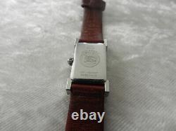 Burberry BU4550 Swiss Art Deco Style Tank Bracelet Watch with Diamonds