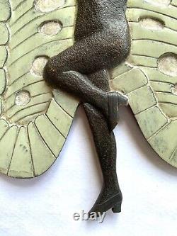 Butterfly Woman. Art Deco Bronze. 1920s