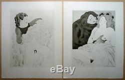 Charles Martin Loads 15 Engravings Erotic Art Deco Nude Woman, Couple