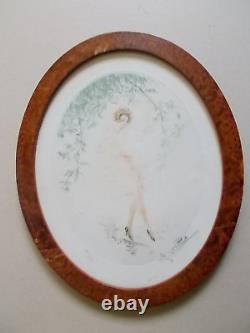 Charles Naillod Young Woman, Art Deco Engraving 1930 Numbered and Signed