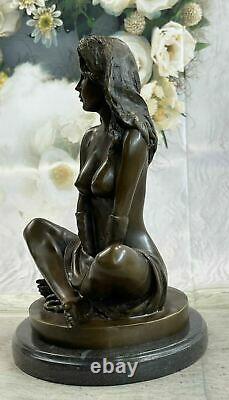 Collection Art Deco Sculpture Nude Woman Female Body Bronze Statue Figure