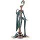 Colored Bronze Woman Sculpture Art Deco After G. Schmidt Cassel