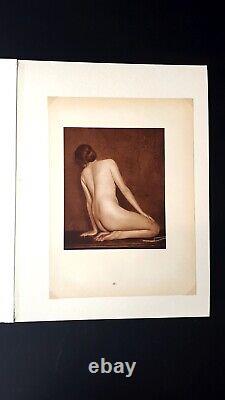 Curious Tare photography large heliogravure woman photo Art Deco female nude