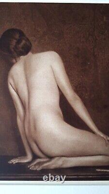 Curious Tare photography large heliogravure woman photo Art Deco female nude