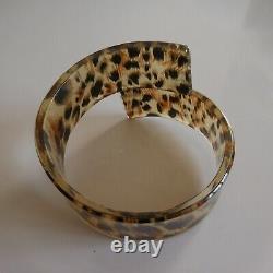 Diamond Bracelet Leopard Woman Art Deco Collection Jewel Vintage Design XX N5321