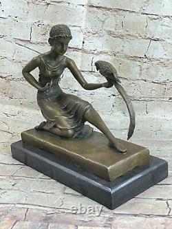 Done Bronze Sculpture Sale / Marble Perrot The And Woman Deco Art Cyprus