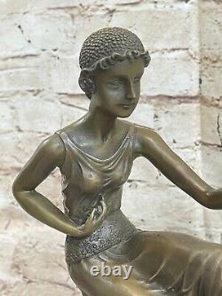 Done Bronze Sculpture Sale / Marble Perrot The And Woman Deco Art Cyprus