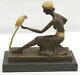 Exceptional Art Deco Bronze Chiparus Dancer Woman Sculpture Sale