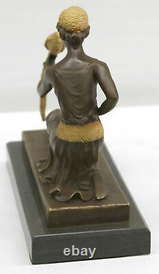 Exceptional Art Deco Bronze Chiparus Dancer Woman Sculpture Sale