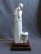 Eyelight Art Deco 1920/30 Porcelain Argilor Woman Statuette Sculpture Lamp